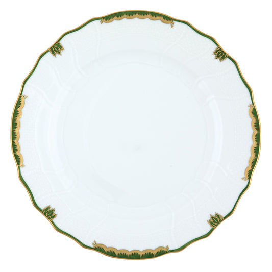 Herend Princess VIctoria Dark Green Dinner Plate