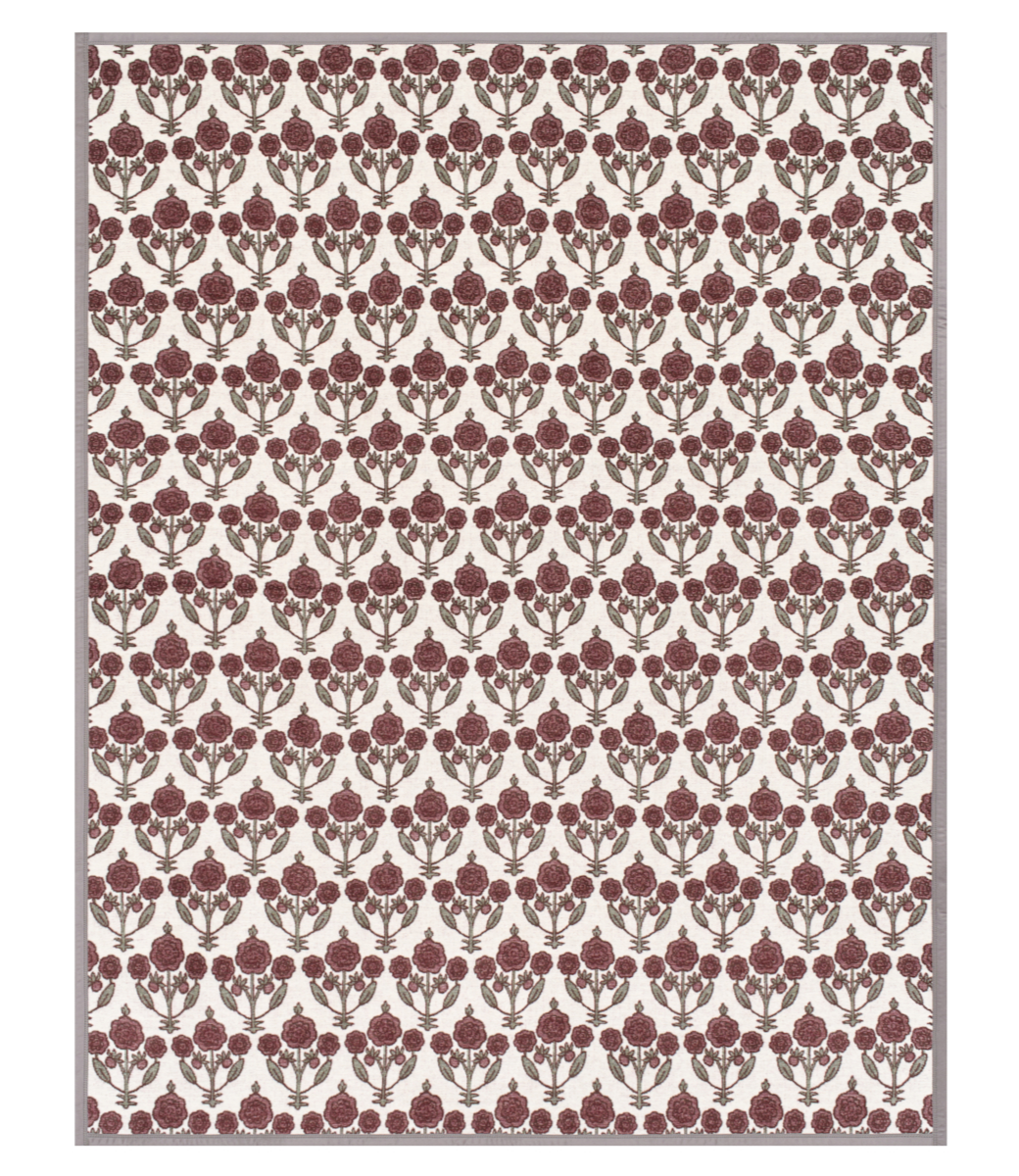 Ruthie Blockprint Blanket: Original