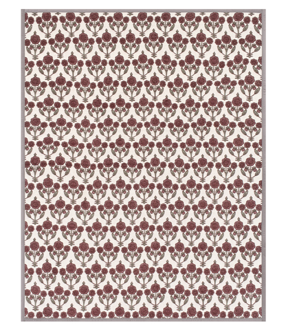 Ruthie Blockprint Blanket: Original
