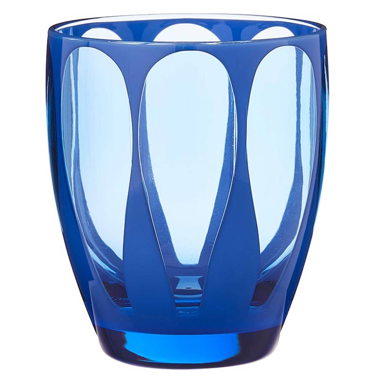 Acrylic Cup Set of 4 Blue