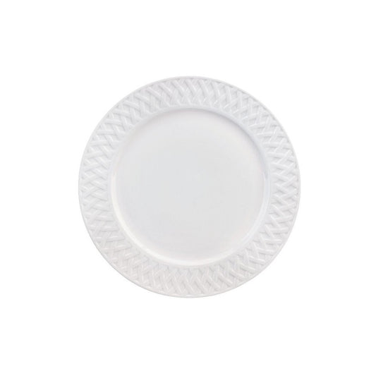 Deshoulieres Louisiane Blanc Dinner Plate