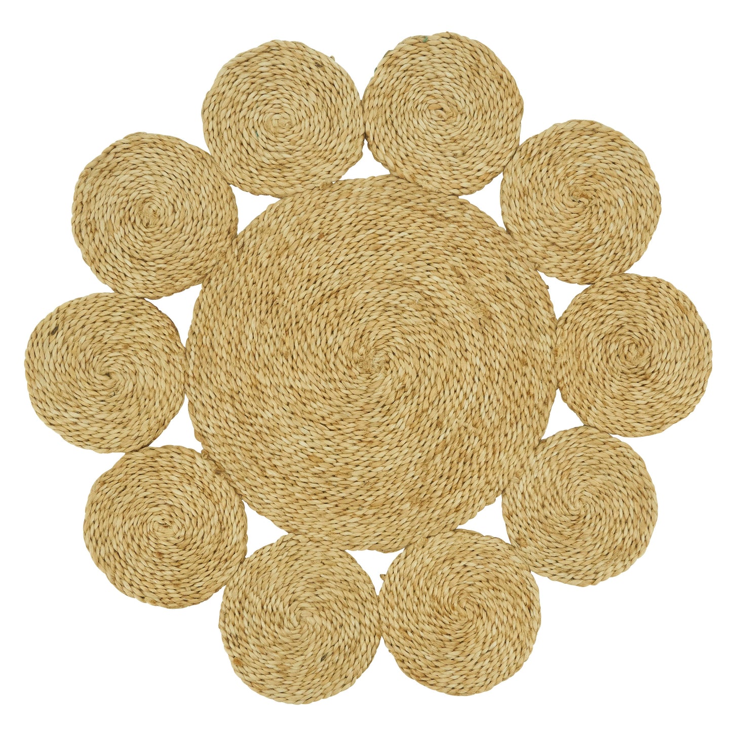 Round Jute Placemat: Natural / 16" Set of 4