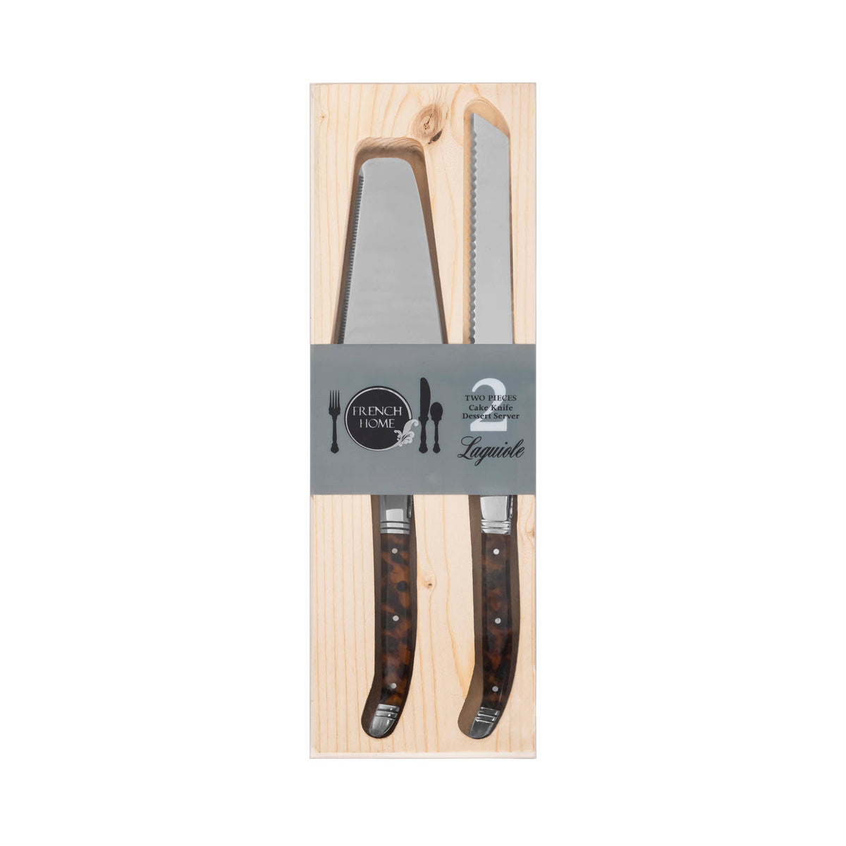 Tortoise Cake Knife & Pie Server Set