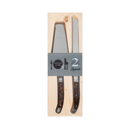 Tortoise Cake Knife & Pie Server Set
