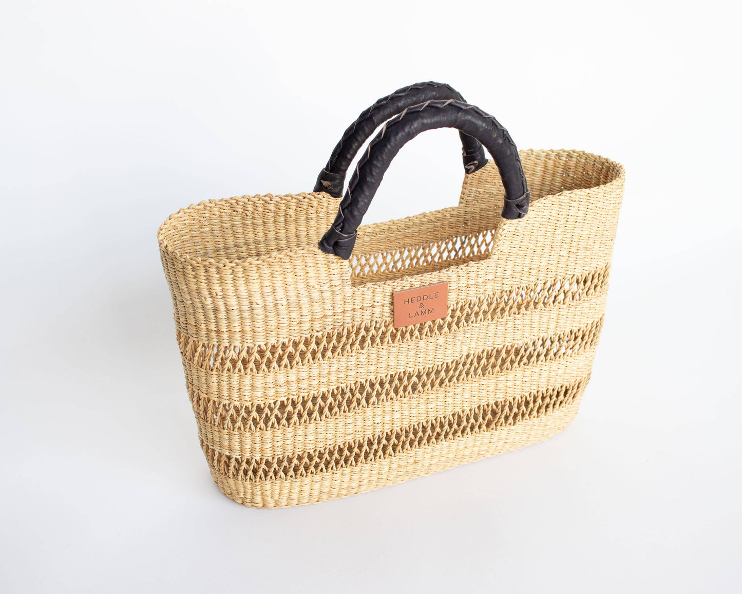 Zera Basket Bag - Black Handle