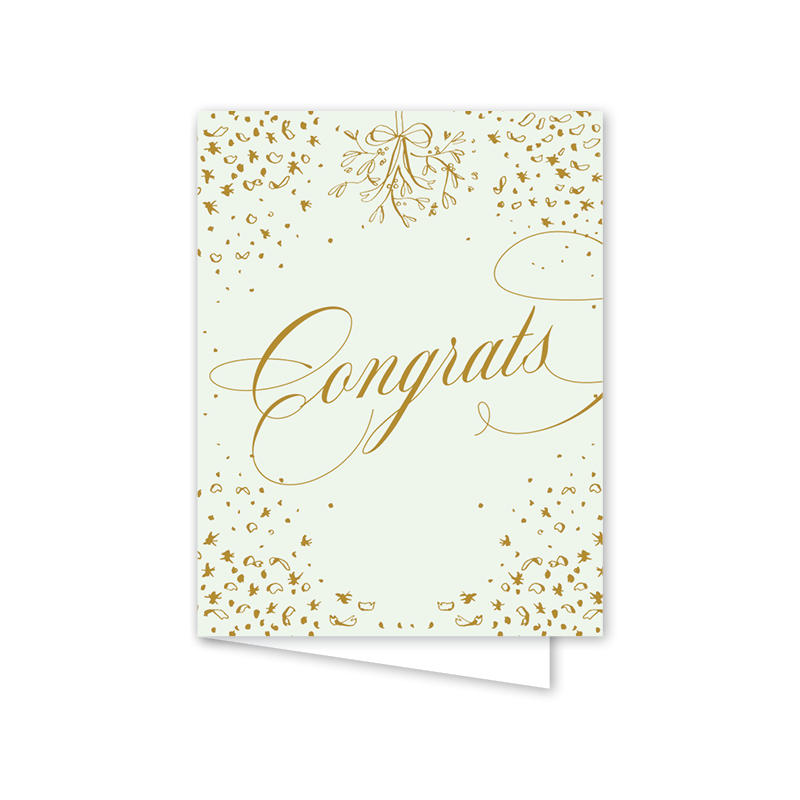 Confetti Soirée Congrats: Single Card