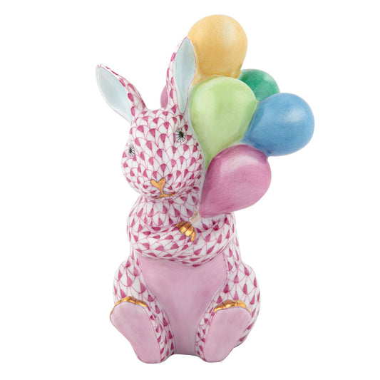 Herend Balloon Bunny Raspberry