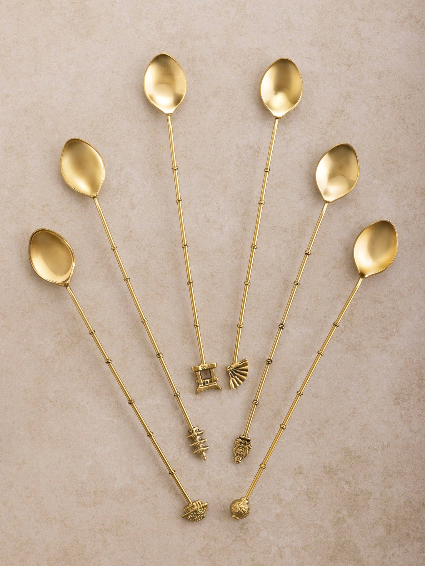 Magnolia Cocktail Stirrers, Set of 6