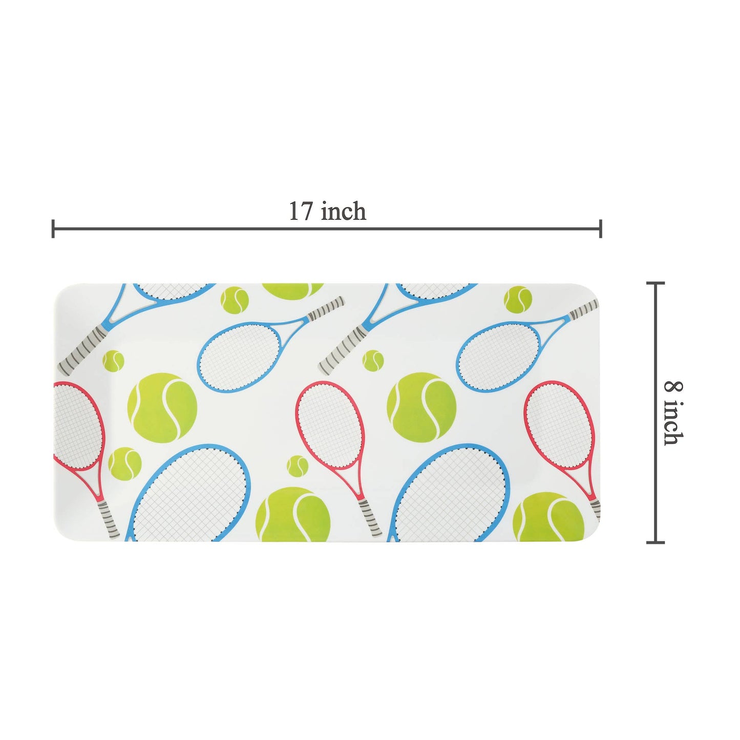 Tennis 17" Melamine Tray