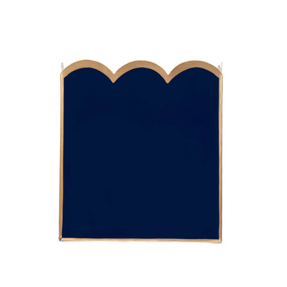 Gracie Scarlett Wastebasket: Navy & Light Blue