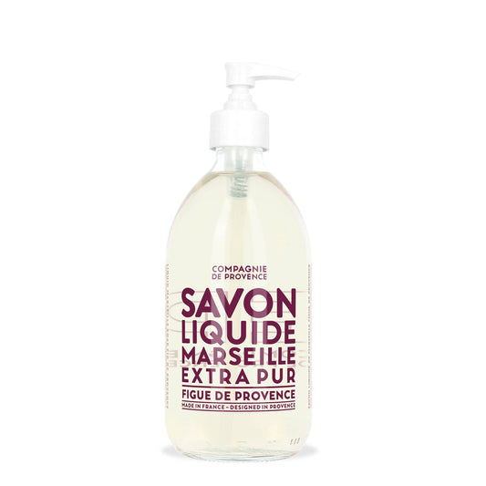 Liquid Marseille Soap Fig of Provence 16.7 fl oz Glass