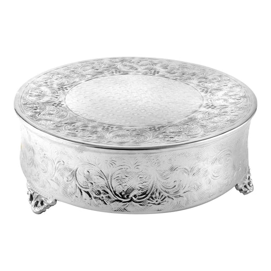 16" Round Ornate Plateau Cake Stand