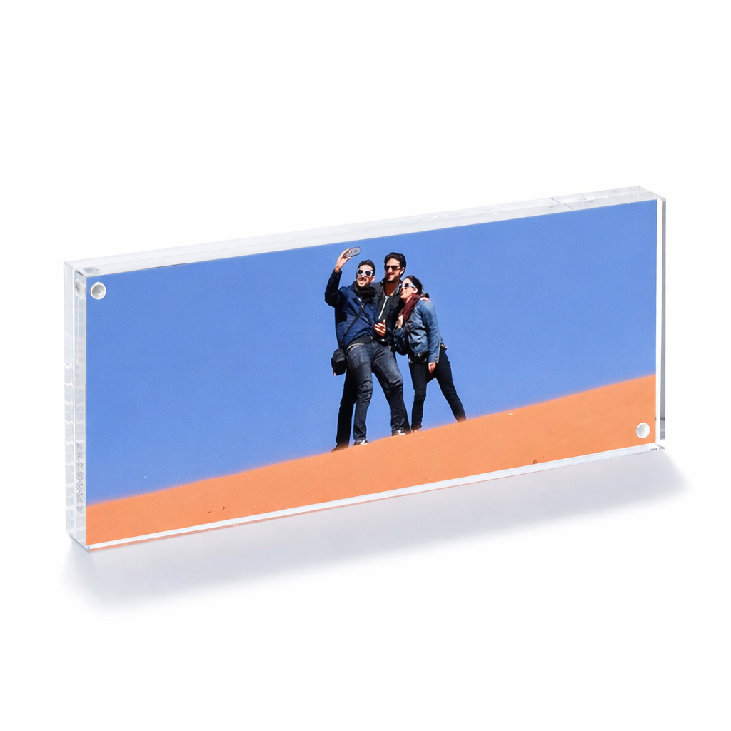 The Original Magnet Frame - Clear, Acrylic Frames - 13 Sizes: 3.5"x5"