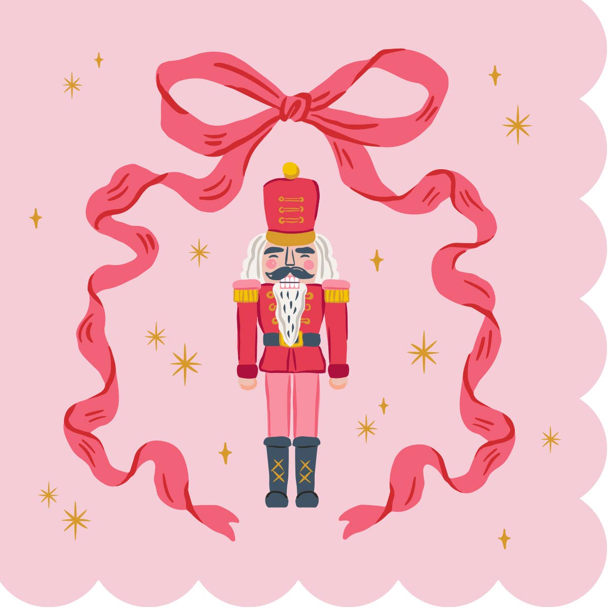 Pink Nutcracker Napkins