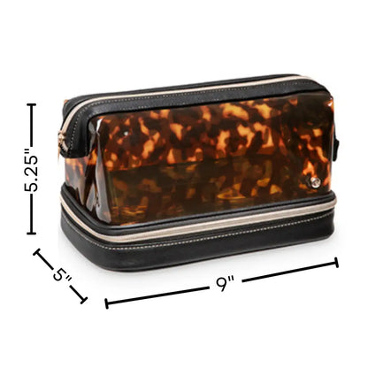 Miami Clearly Tortoise Hannah Travel Organizer