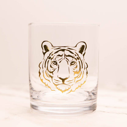 Tiger Rocks Glass Gift Set of 2   13oz