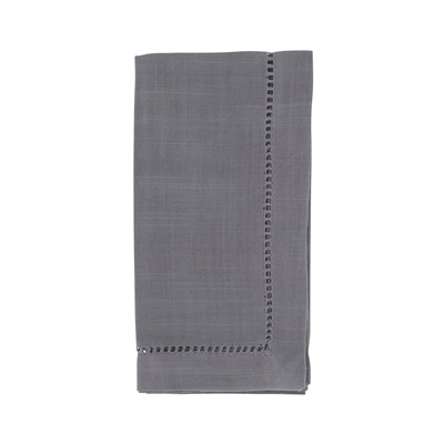 Poly Hemstitched Dinner Napkin: Pink / 20"