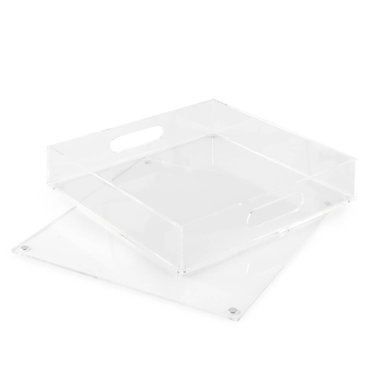 Acrylic 12" Sq. Insertable Tray