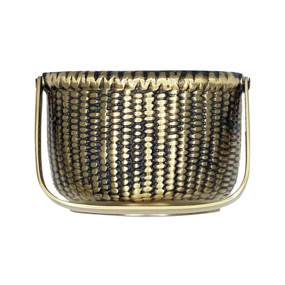 Nantucket Basket Door Knocker: Brass