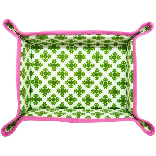 Brushstrokes Green Snap Tray: One Size
