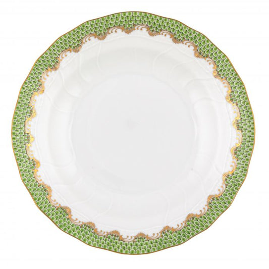 Herend Fish Scale Evergreen Dessert Plate