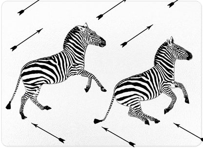Zebra Glass Cutting Board
