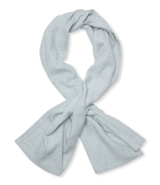 Bayside Herringbone Shawl - Fog