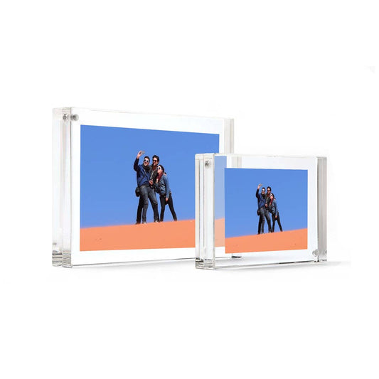The Original Magnet Frame - Clear, Acrylic Frames - 13 Sizes: 3.5"x5"