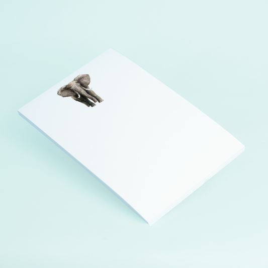 Elephant Watercolor Notepad