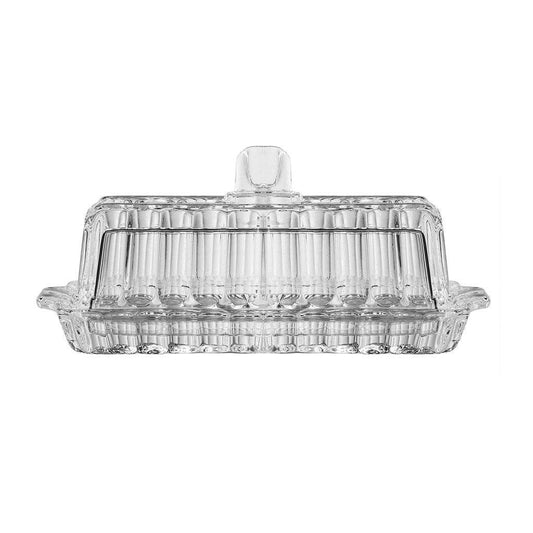 Crystal Butter Dish with Lid