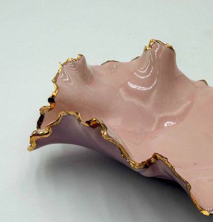 Gold Rim Mini Blossom Bowl