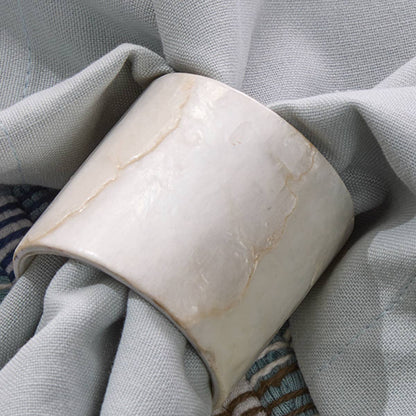 Capiz Napkin Ring Set of 4