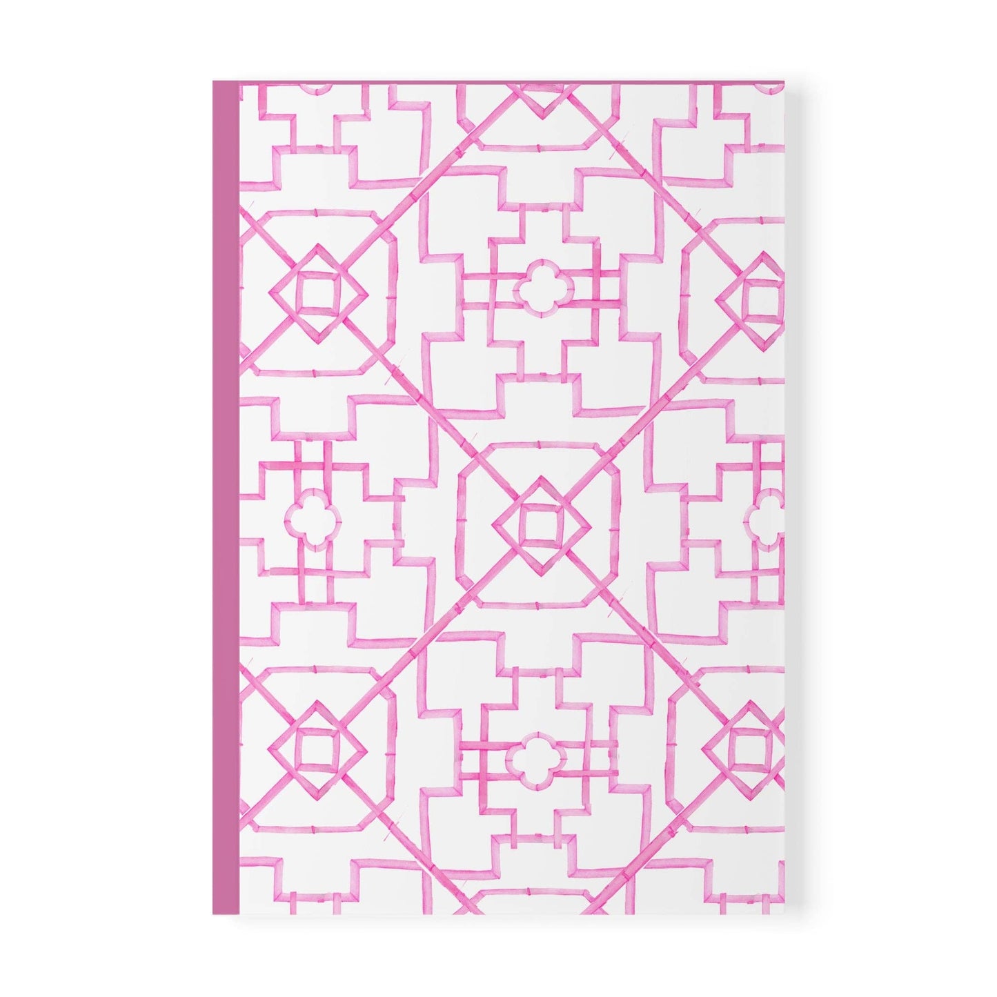 Chinoiserie Bamboo Softcover Notebook: Lined / A5