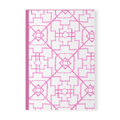 Chinoiserie Bamboo Softcover Notebook: Lined / A5