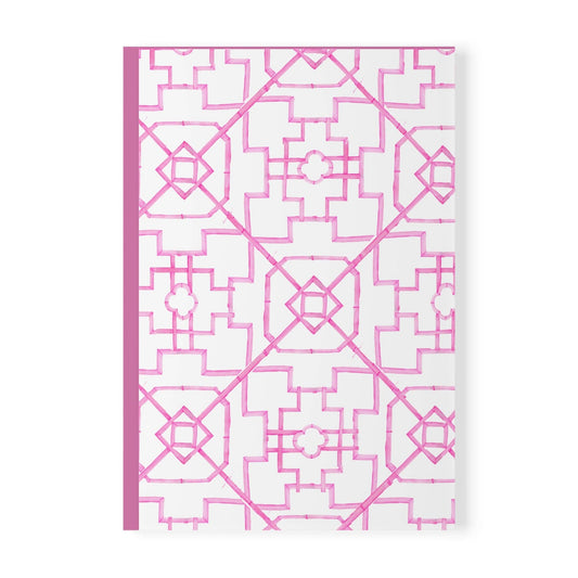 Chinoiserie Bamboo Softcover Notebook: Lined / A5