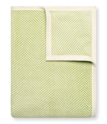 Harborview Herringbone Sea Green Blanket: Original