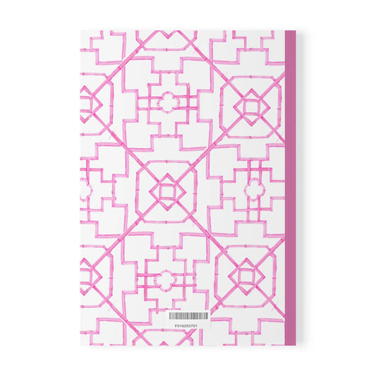Chinoiserie Bamboo Softcover Notebook: Lined / A5