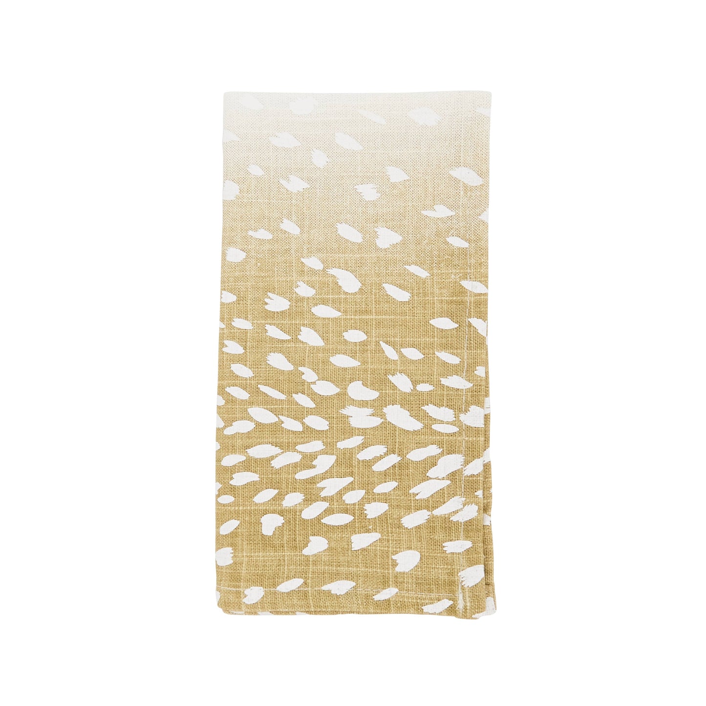 Earthy Antelope Print Napkin: Natural / 20"  Set of 4