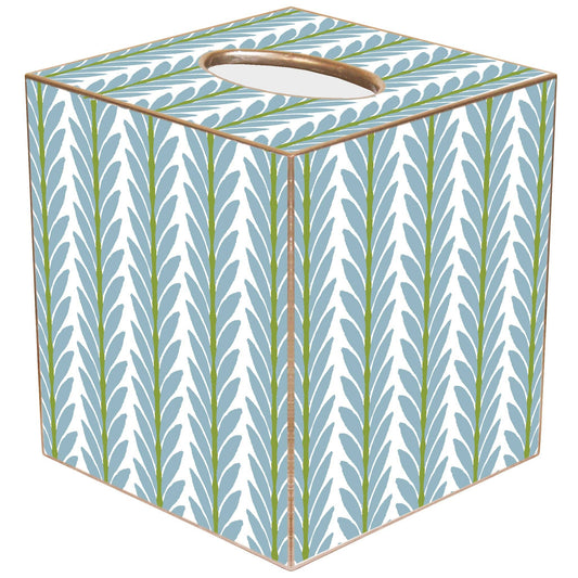 French Blue by Laura Park Tissue Box Cover: Paper Mache