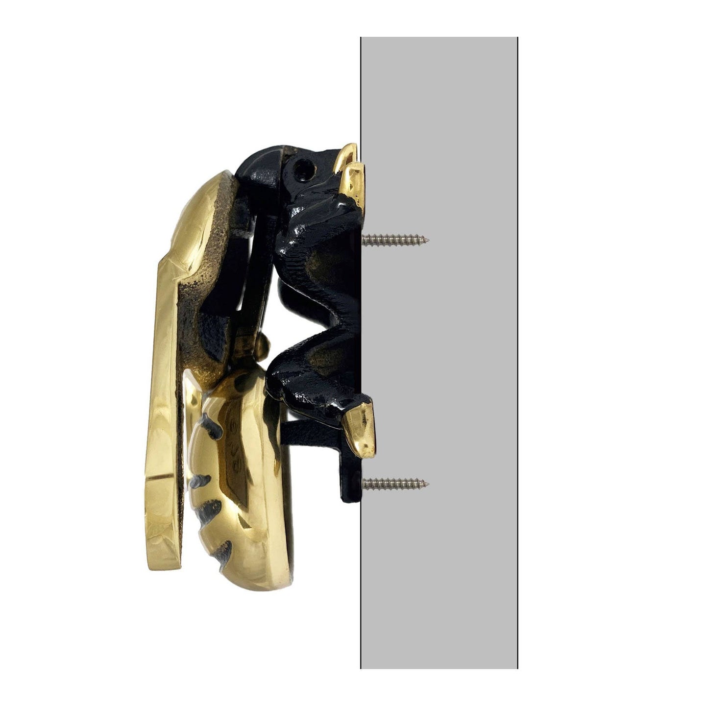 Bumblebee Door Knocker: Brass