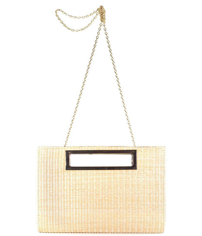 Chloe Clutch - Straw- WS