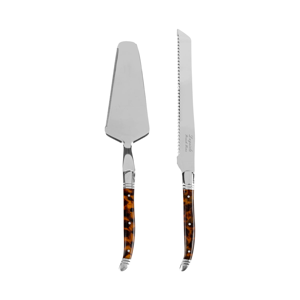 Tortoise Cake Knife & Pie Server Set