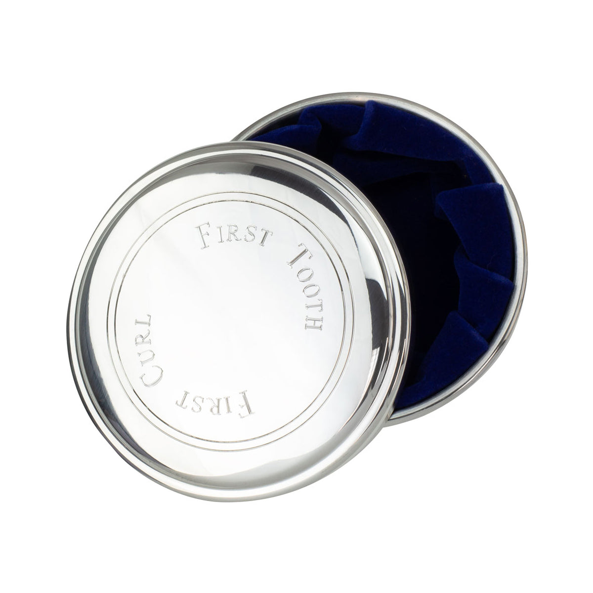 Pewter First Tooth & First Curl Box
