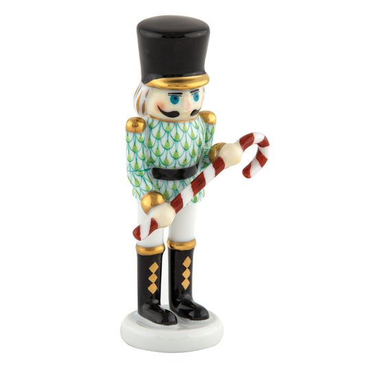 Herend Nutcracker with Candy Cane Keylime