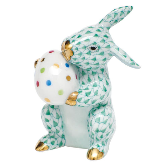 Herend Easter Bunny Green