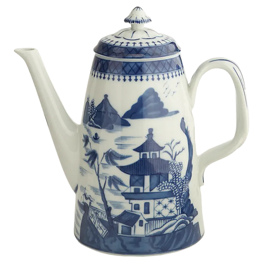 Mottahedeh Blue Canton Coffeepot