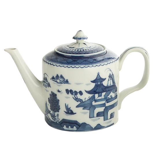 Mottahedeh Blue Canton Teapot