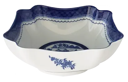 Mottahedeh Blue Canton Square Bowl, Large