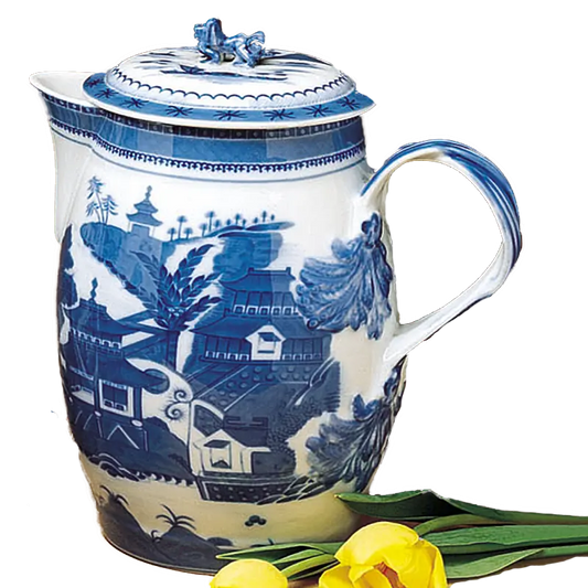 Mottahedeh Blue Canton Cider Jug and Cover