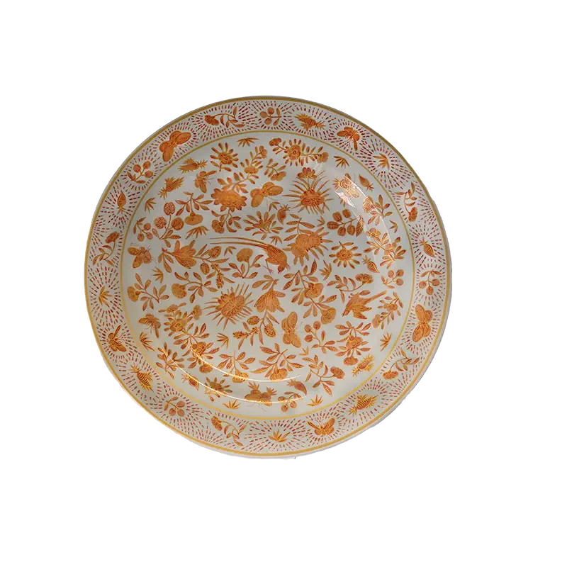 Mottahedeh Sacred Bird and Butterfly Service Plate